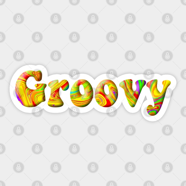 Groovy Sticker by Pickle-Lily